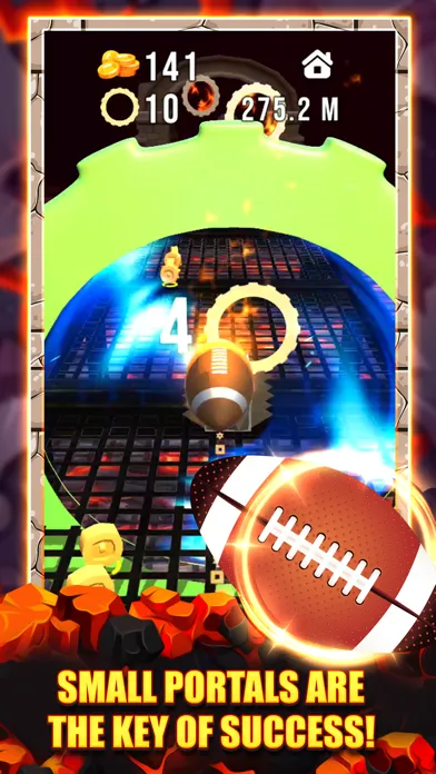 Tangkapan skrin Fireball Bouncing Master